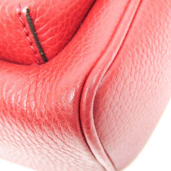 GUCCI Authentic Red Leather Backpack - Picture 6 of 12